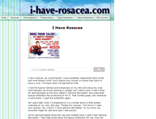 Tablet Screenshot of i-have-rosacea.com